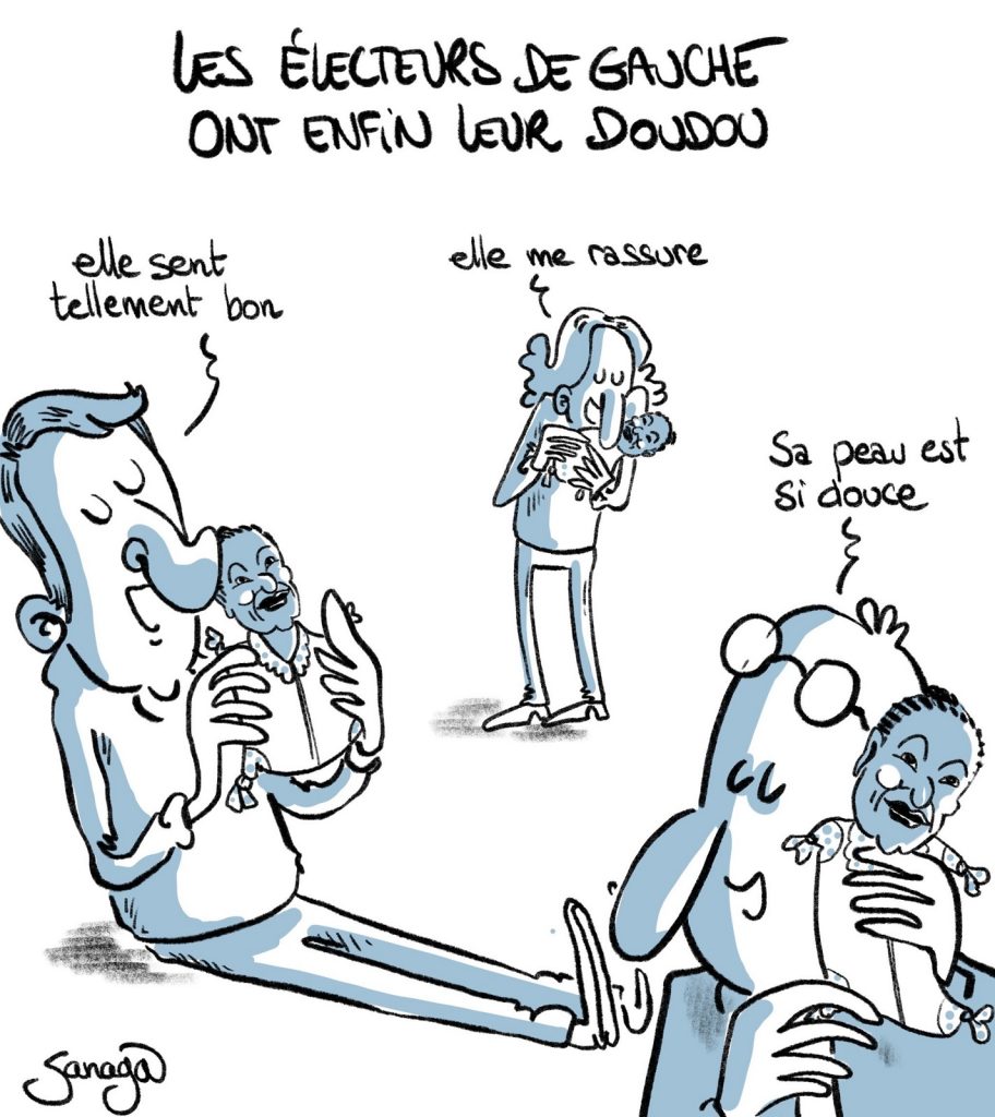 dessin presse humour Christiane Taubira image drôle présidentielle 2022