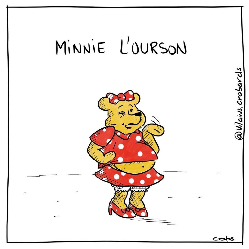 gag image drôle Winnie l’Ourson image drôle Minnie Mouse