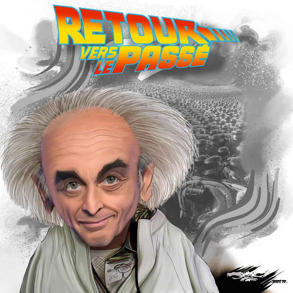 dessin presse humour Éric Zemmour image drôle présidentielle 2022