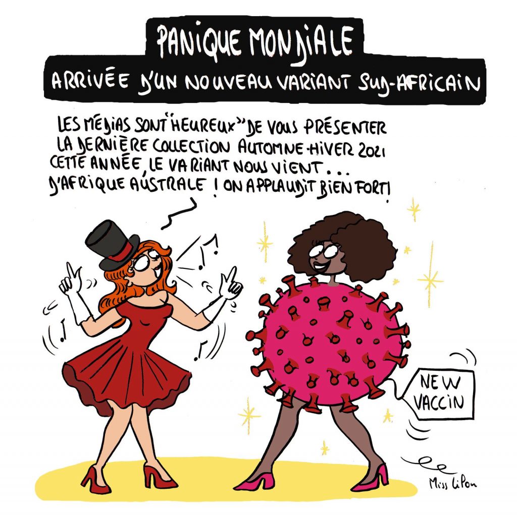 dessin presse humour coronavirus covid-19 image drôle variant Omicron