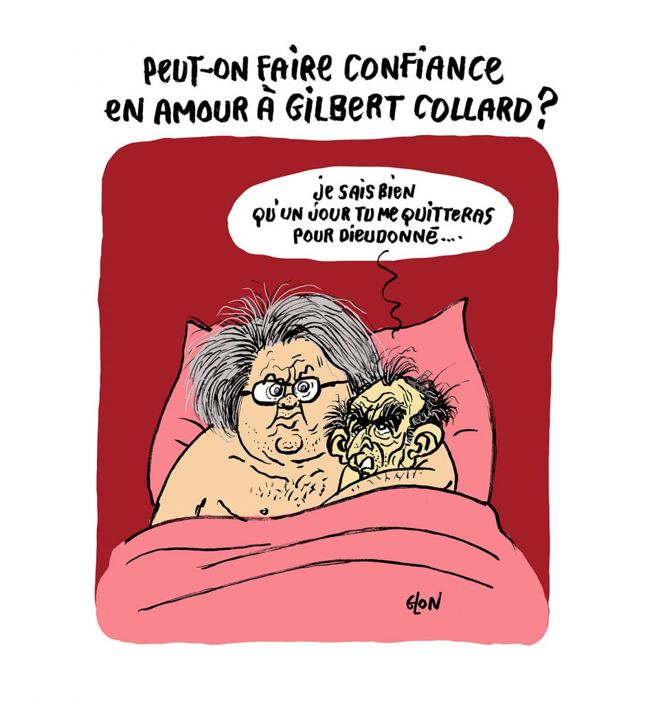dessin presse humour présidentielle 2022 image drôle Gilbert Collard ralliement Éric Zemmour