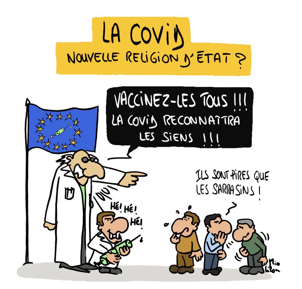 dessin presse humour coronavirus covid-19 image drôle vaccination