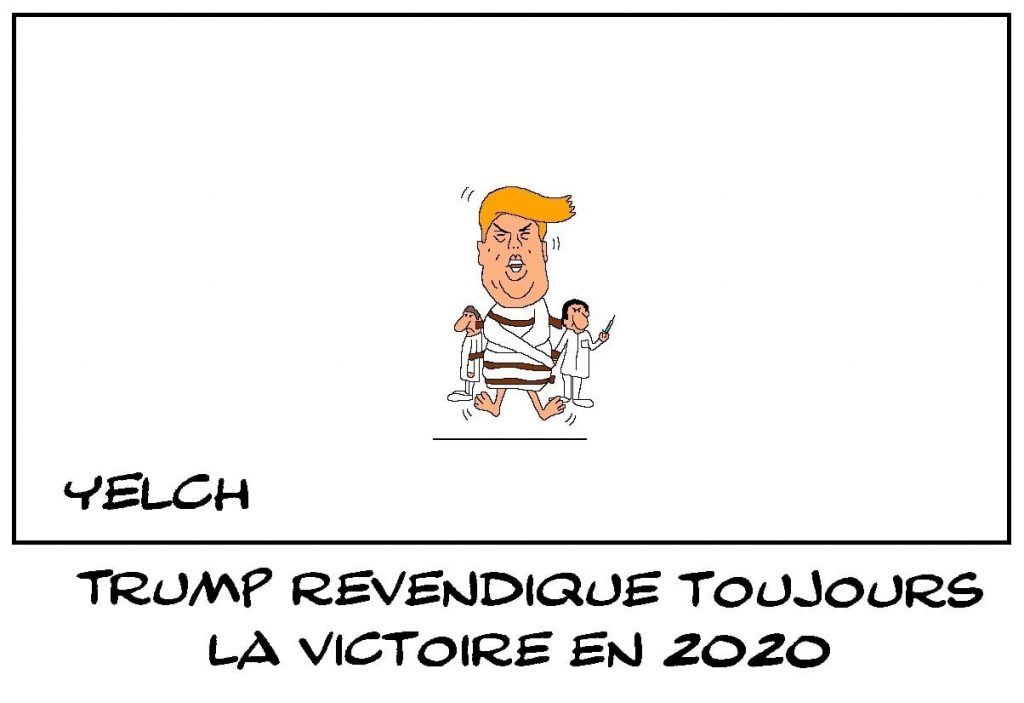 dessins humour Donald Trump revendication image drôle élections victoire camisole