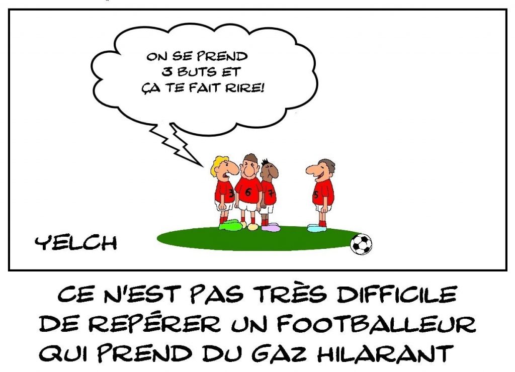 dessins humour football image drôle gaz hilarant