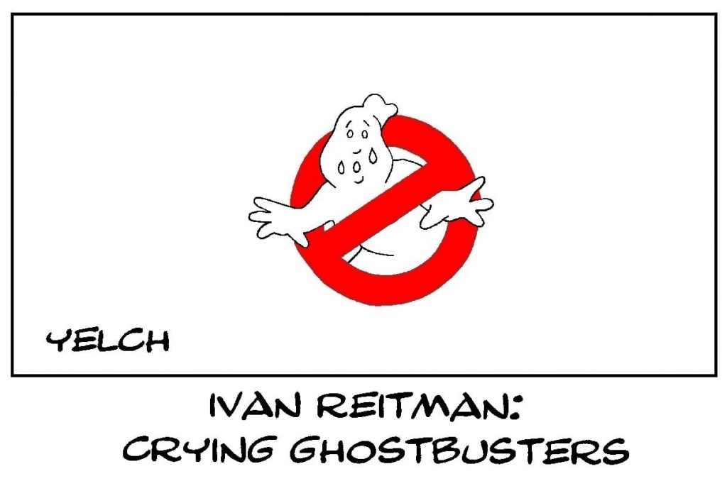 dessins humour décès Ivan Reitman image drôle réalisateur Ghostbusters