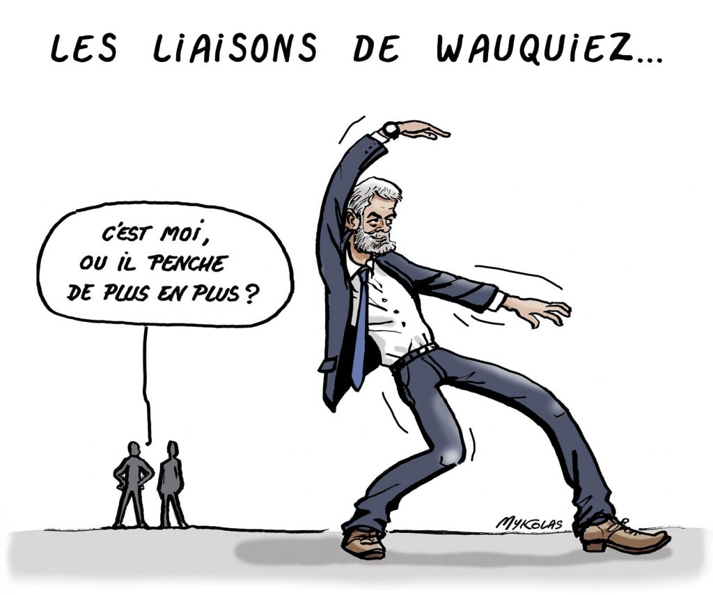 dessin presse humour Laurent Wauquiez image drôle liaisons droite
