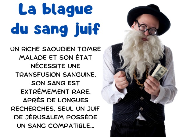 blague Saoudien, blague transfusion, blague sang, blague rabbin, blague cadeau, blague radinerie, blague Porsche, humour drôle