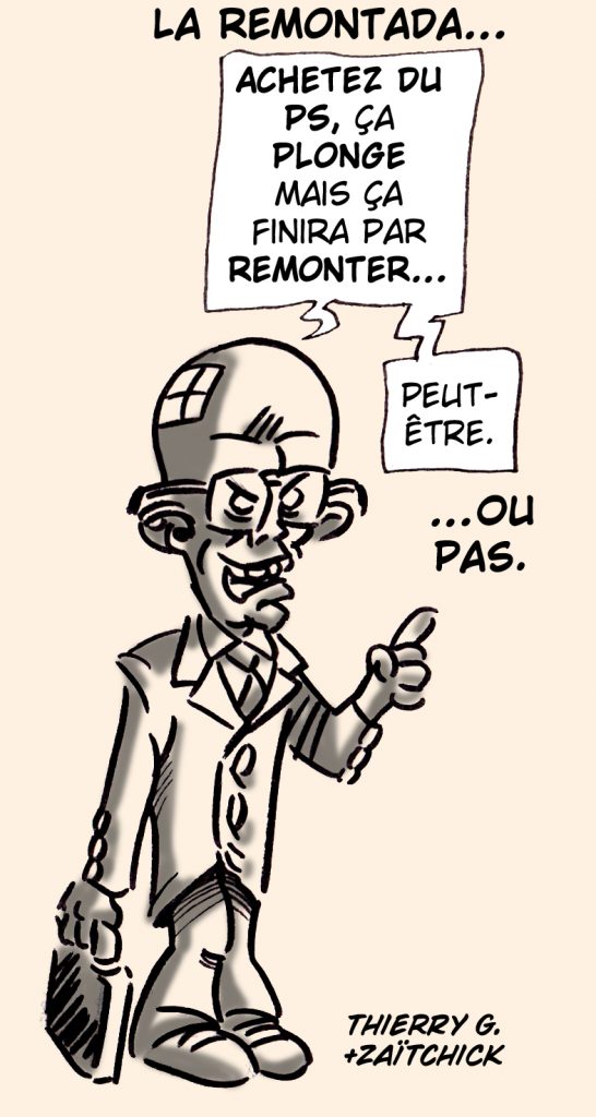 dessin presse humour présidentielle 2022 image drôle Parti Socialiste