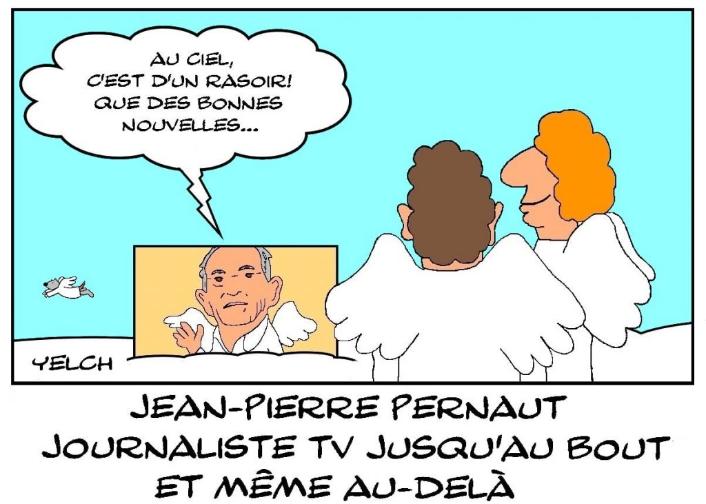 dessins humour décès Jean-Pierre Pernaut image drôle présentateur télévision