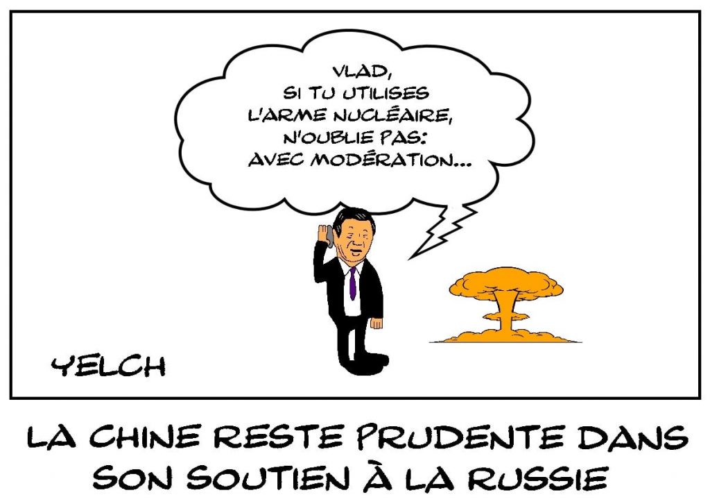 dessins humour Ukraine guerre Russie image drôle soutien Chine nucléaire