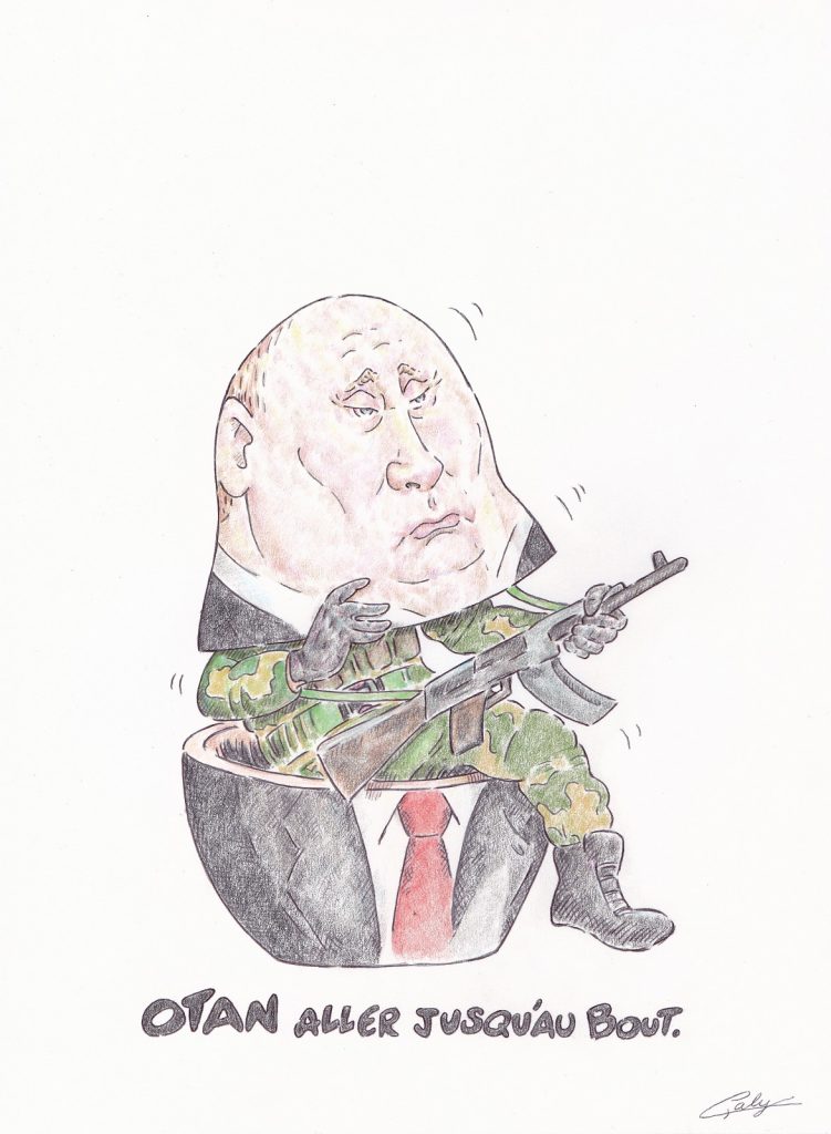 dessin presse humour Vladimir Poutine image drôle guerre Ukraine