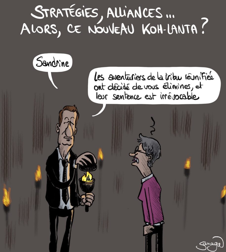 dessin presse humour présidentielle 2022 Yannick Jadot image drôle élimination Sandrine Rousseau