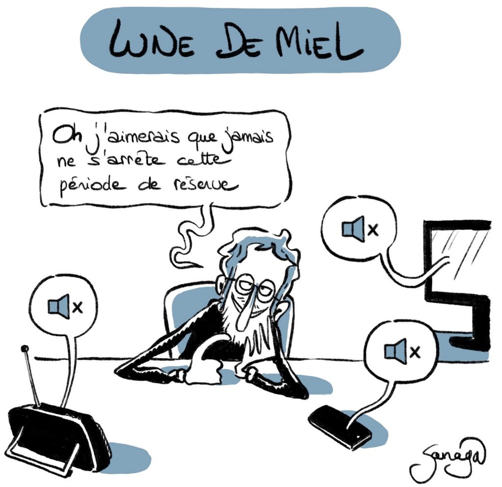 dessin presse humour présidentielle 2022 image drôle période réserve électorale