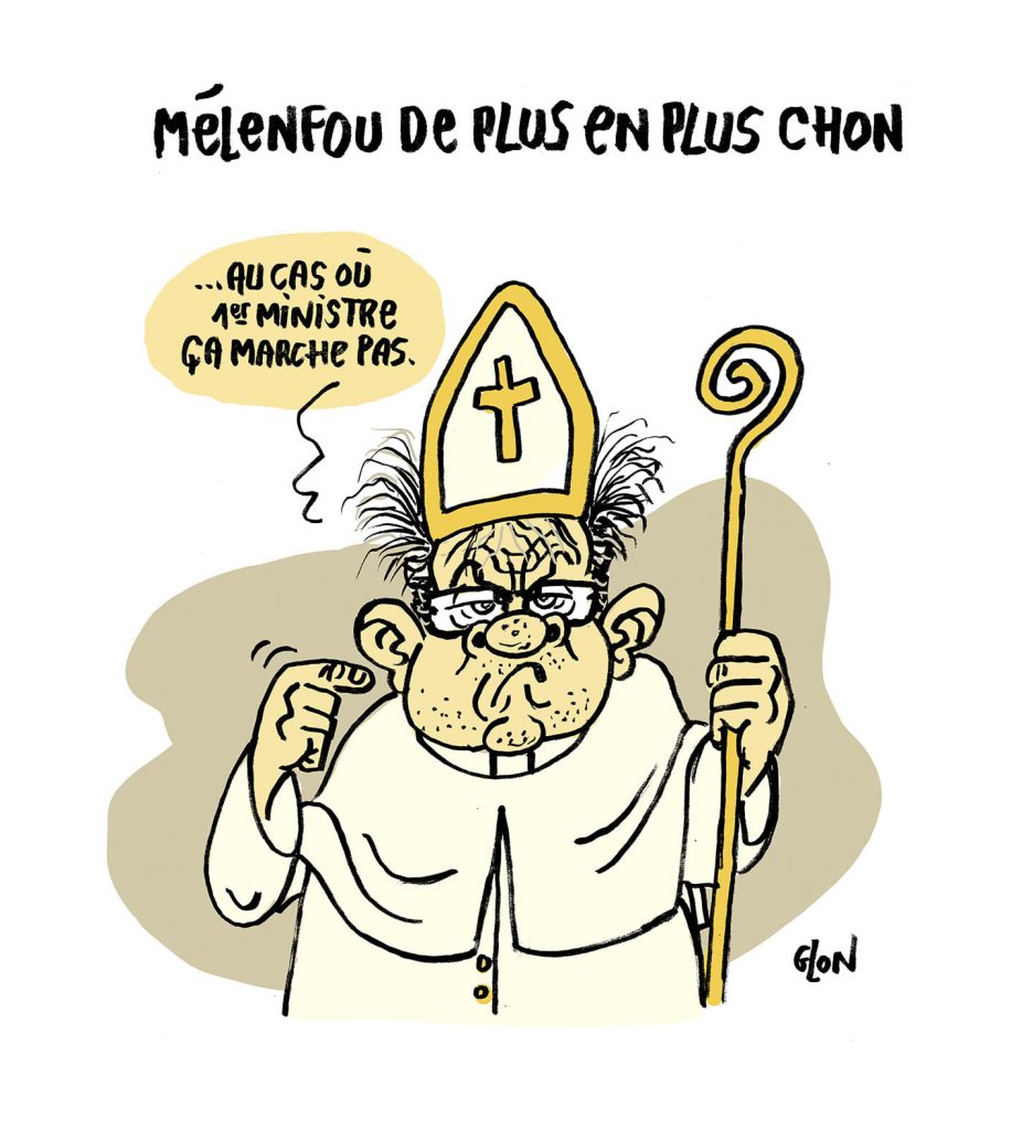 dessin presse humour présidentielle 2022 Jean-Luc Mélenchon image drôle Premier Ministre