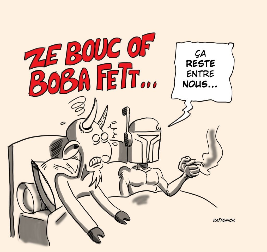 dessin presse humour Star Wars image drôle Le livre de Boba Fett