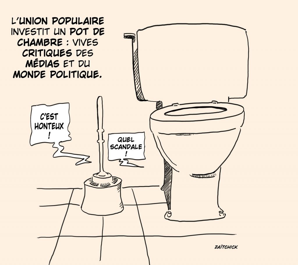 dessin presse humour législatives 2022 Nupes Union Populaire image drôle investiture polémique drama
