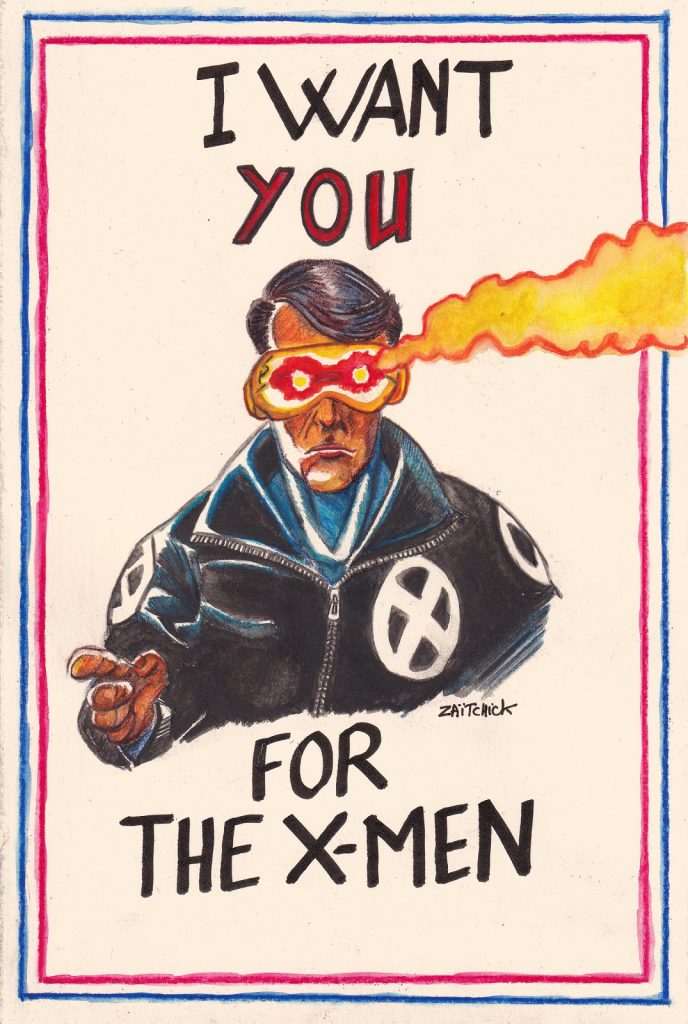 dessin presse humour Marvel super-héros image drôle X-men Cyclope