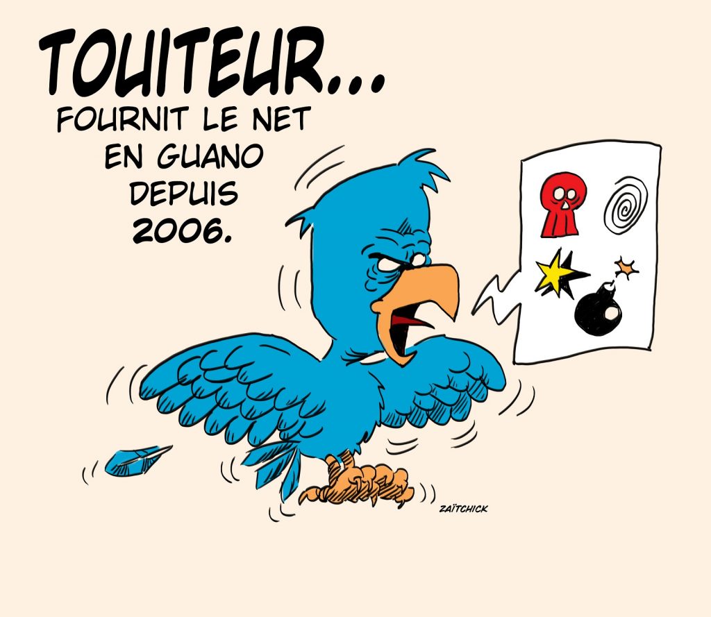 dessin presse humour réseaux sociaux Twitter image drôle Internet guano