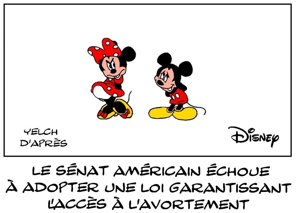 dessins humour Sénat américain image drôle avortement États-Unis