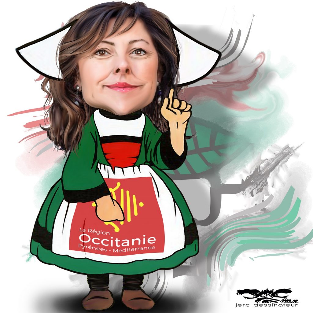dessin presse humour législatives 2022 Occitanie image drôle Carole Delga