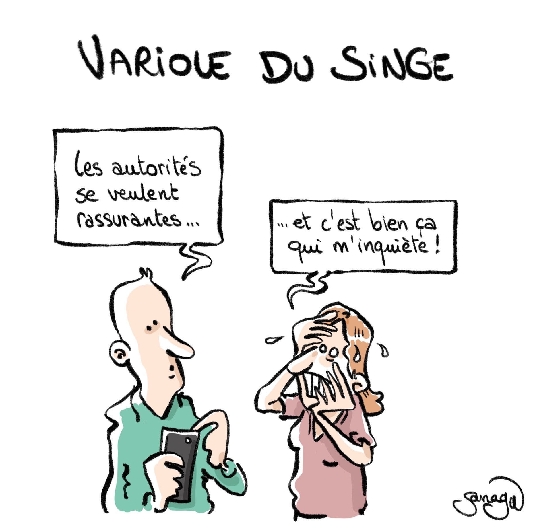 Variole du singe – Blagues et Dessins