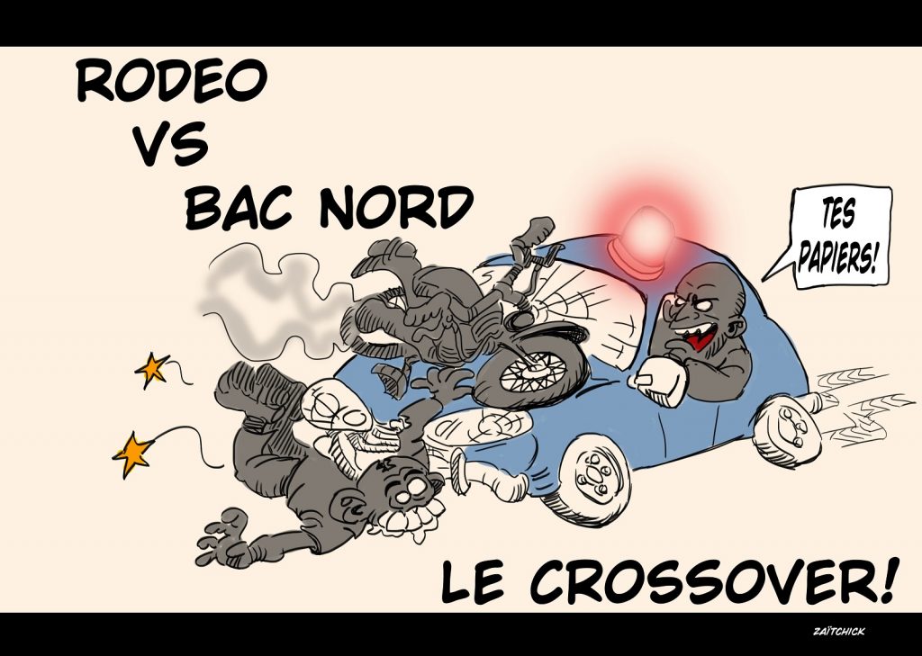 dessin presse humour BAC Nord image drôle Rodeo crossover