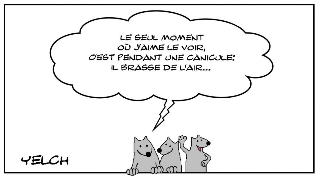 dessins humour canicule image drôle brasser de l’air