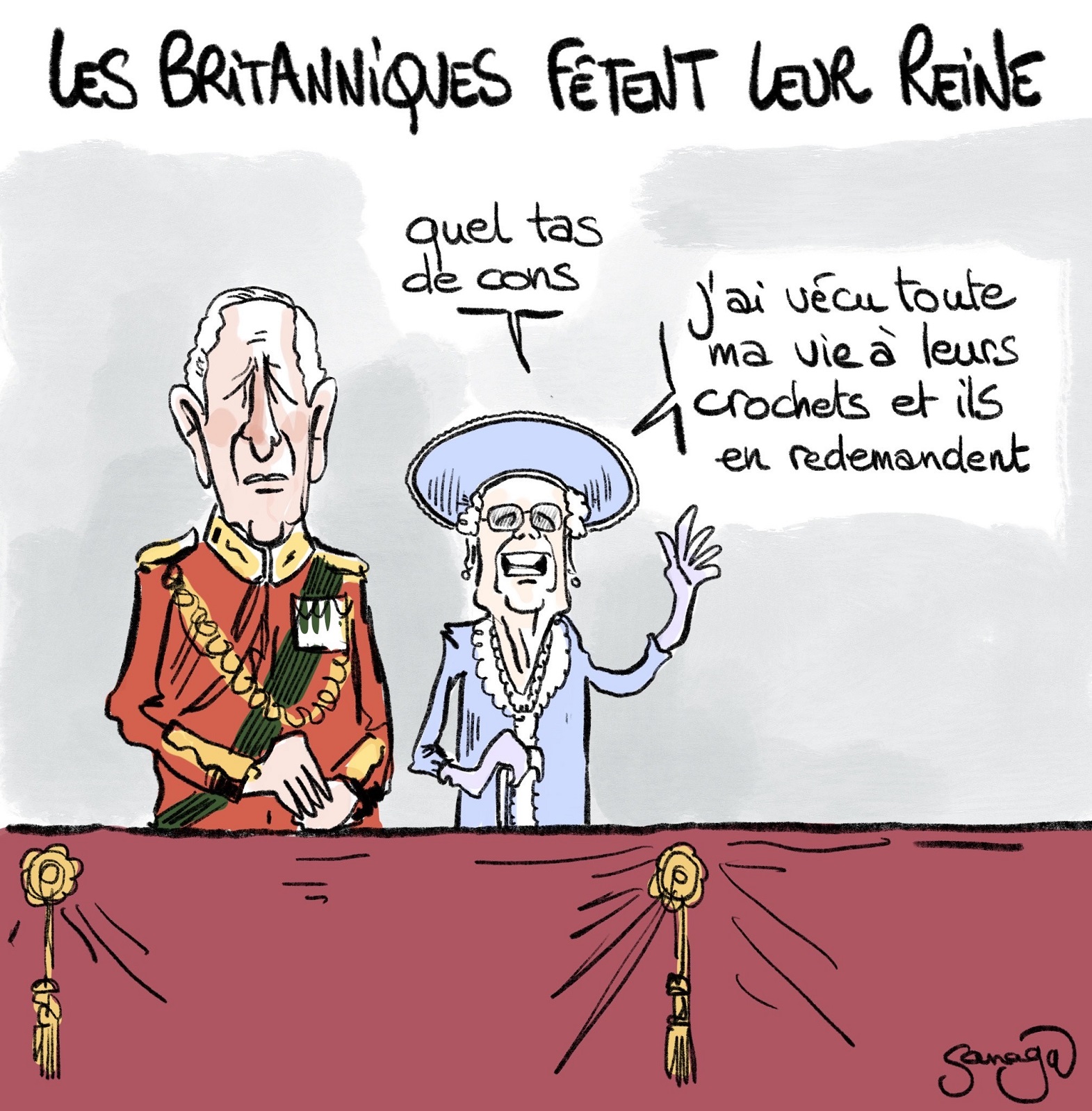 blague Élisabeth II – Blagues et Dessins