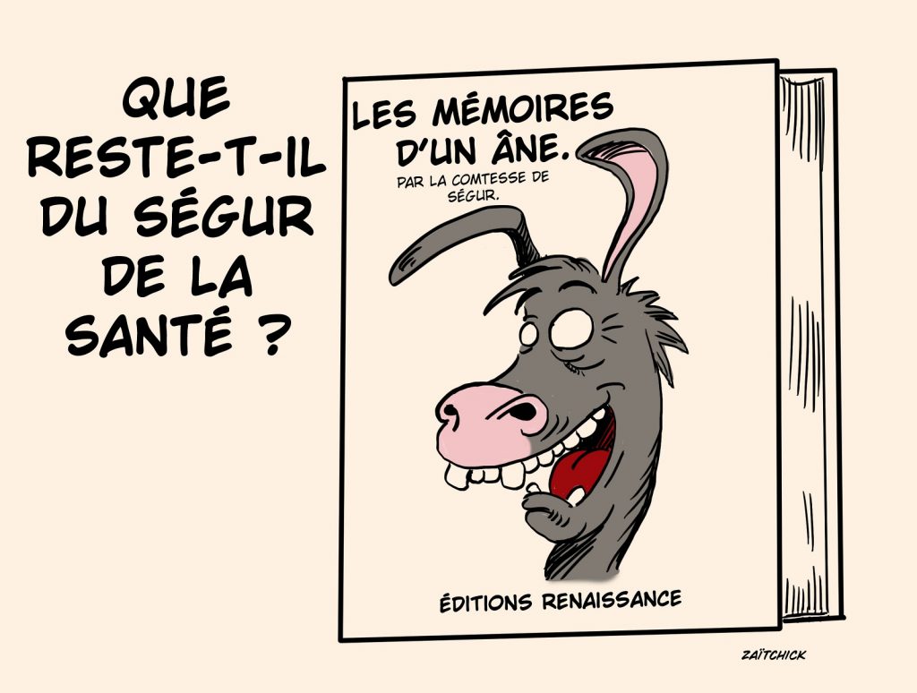 dessin presse humour Ségur de la Santé image drôle effondrement système de santé