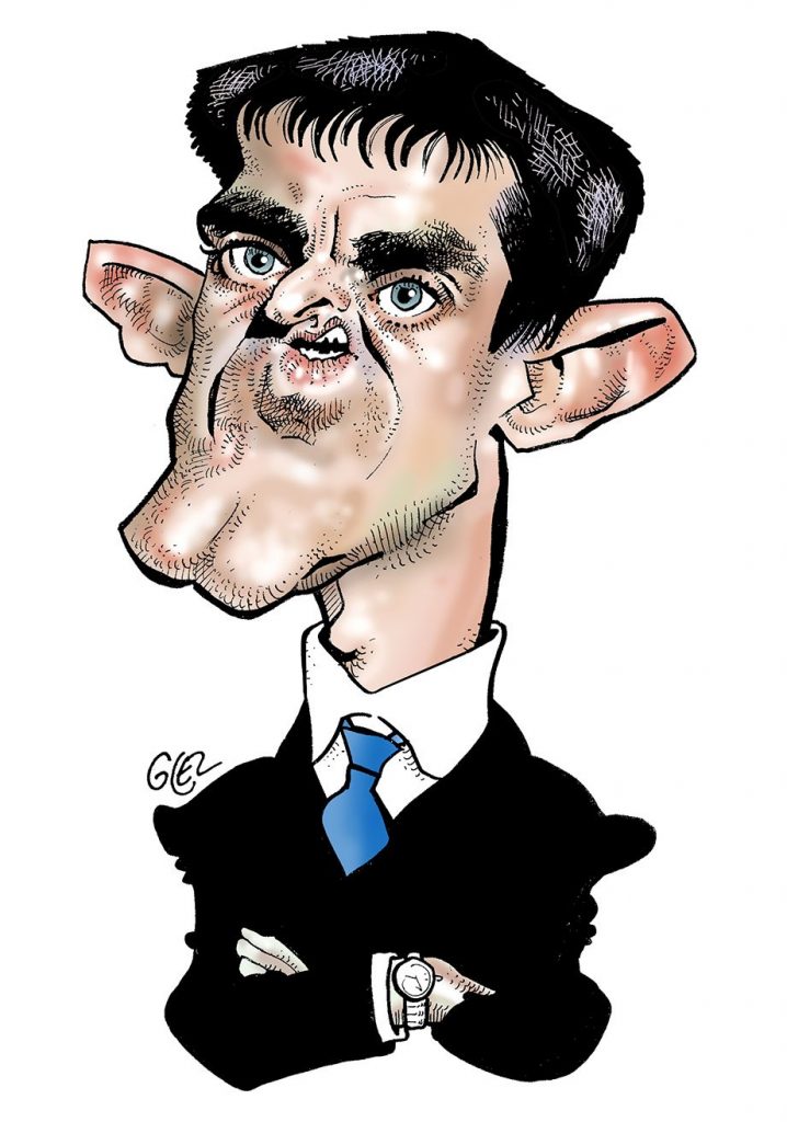 dessin presse humour Manuel Valls image drôle défaite législatives 2022