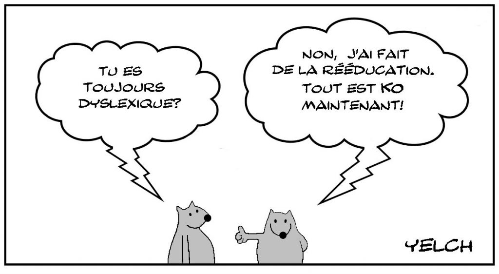 dessins humour rééducation image drôle dyslexie