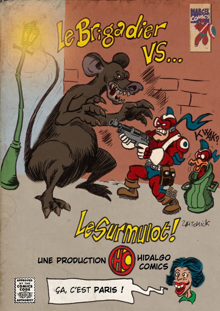 image drôle Le Brigadier Douchka Markovic Parti animaliste image drôle conseil de Paris surmulot
