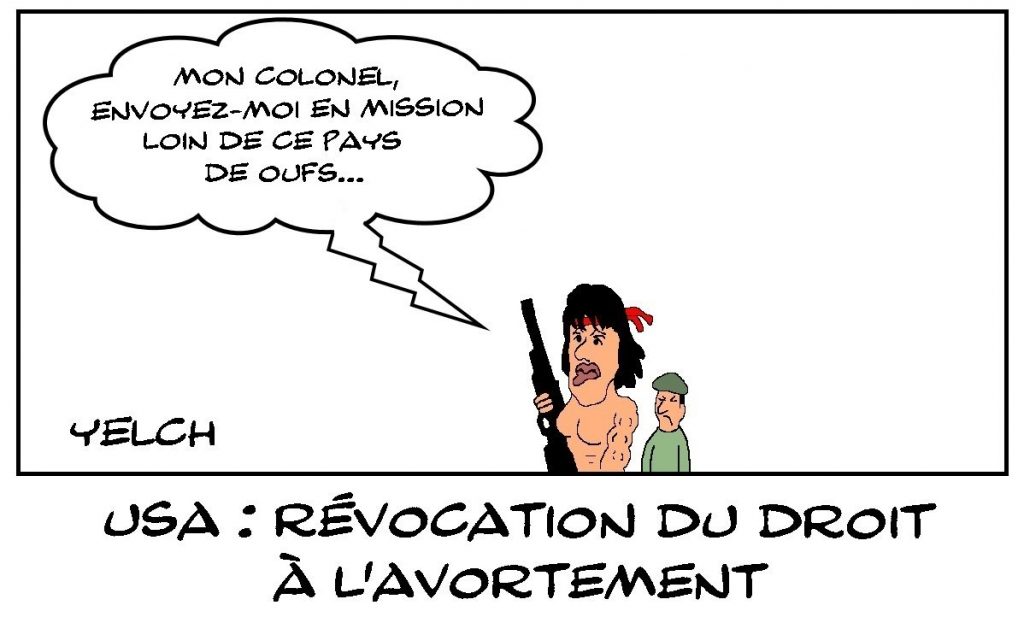 dessins humour États-Unis image drôle avortement