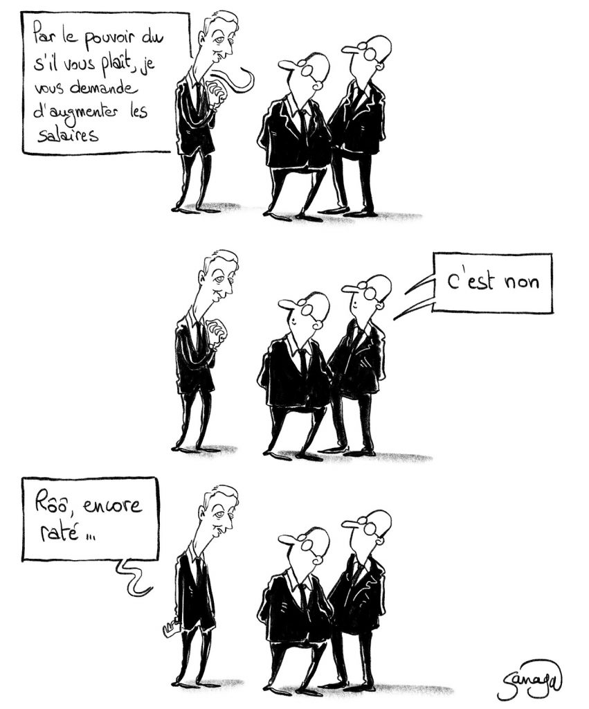 dessin presse humour Bruno Le Maire image drôle augmentation salaire