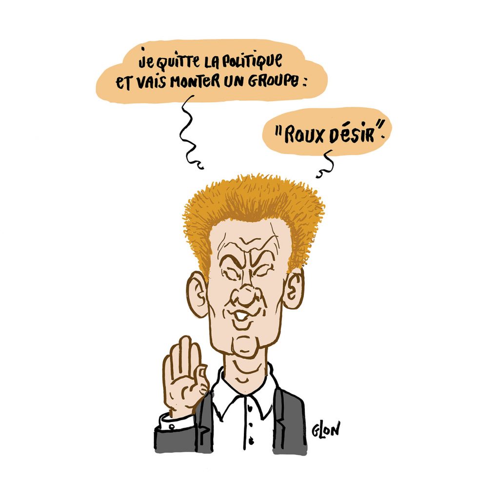 dessin presse humour Adrien Quatennens image drôle violence conjugale