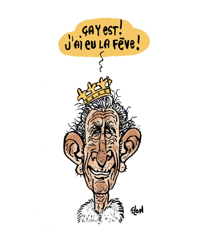 dessin presse humour décès d’Élizabeth II image drôle Charles III