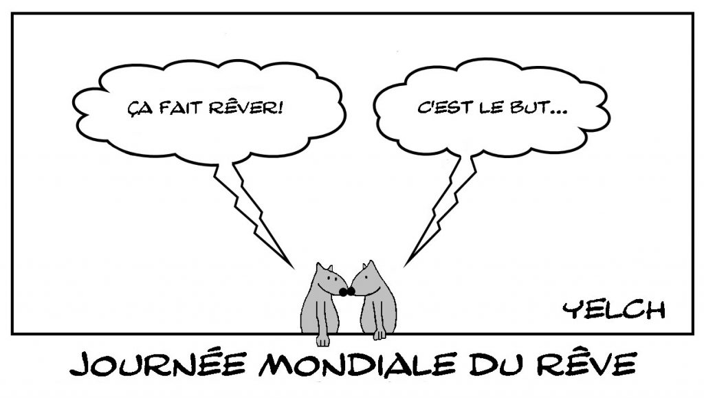 dessins humour journée mondiale image drôle rêve