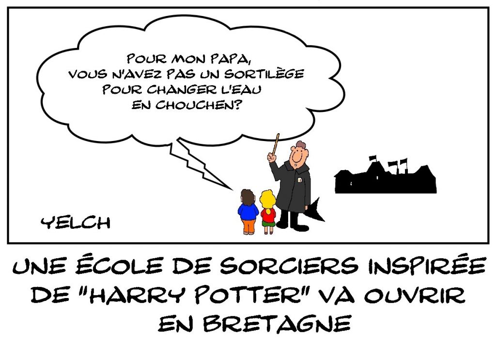 dessins humour école Harry Potter image drôle sorciers Bretagne