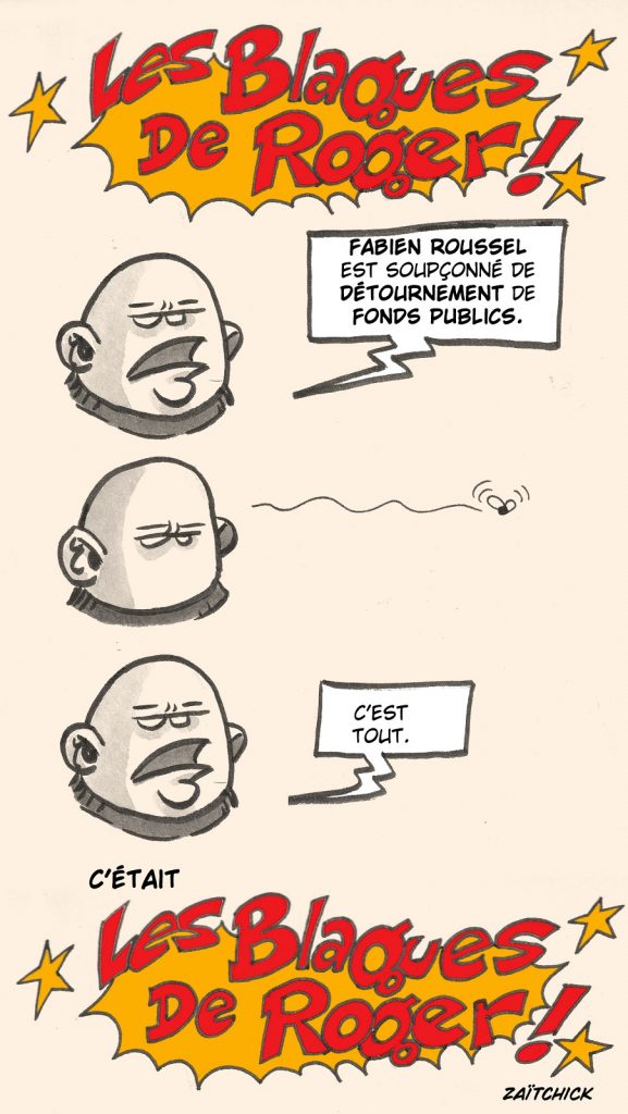 dessin presse humour Fabien Roussel gauche allocs image drôle détournement fonds publics