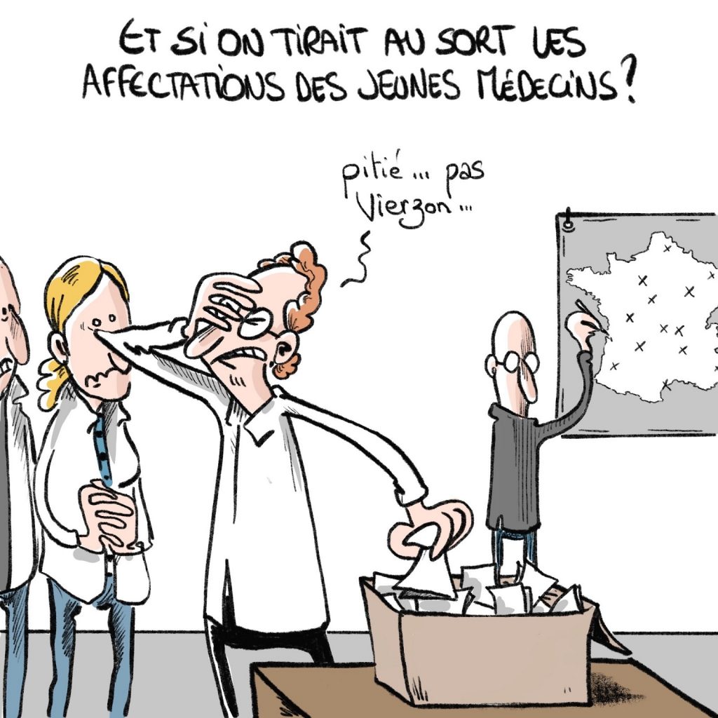 dessin presse humour médecins image drôle déserts médicaux