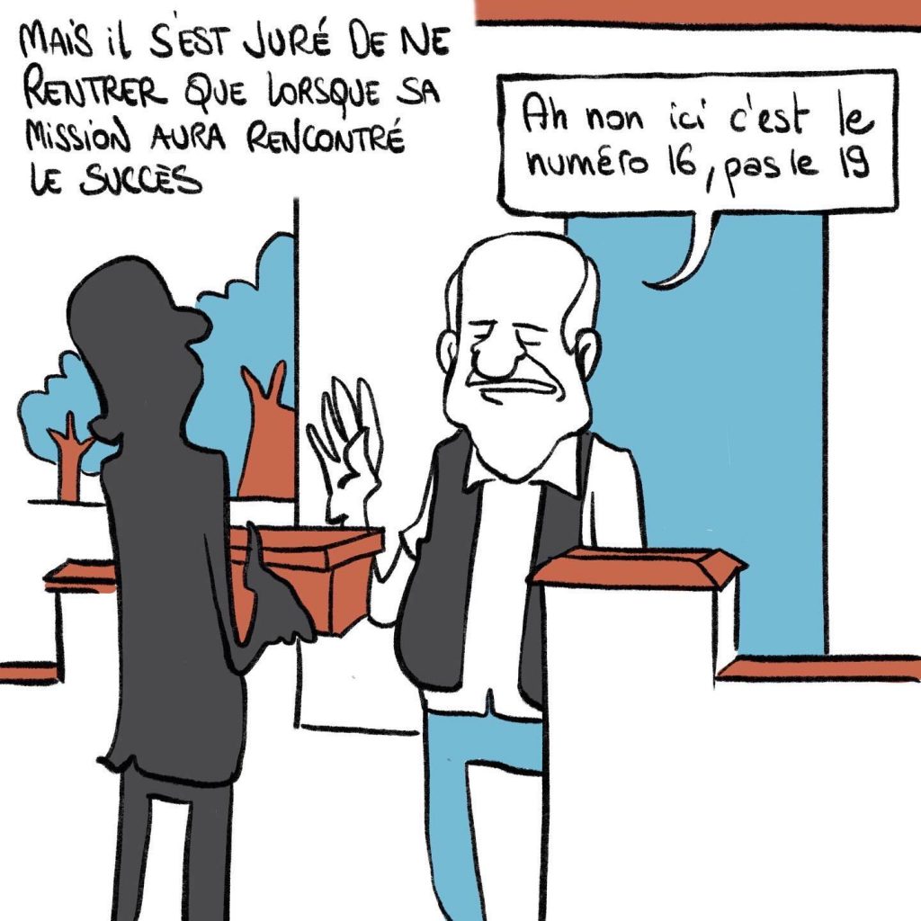 dessin humour politique du jour, dessin d’actualité, Sanaga, blague quarantenaire, blague sport, blague course, blague chaussure, blague Cendrillon, blague running, blague baskets