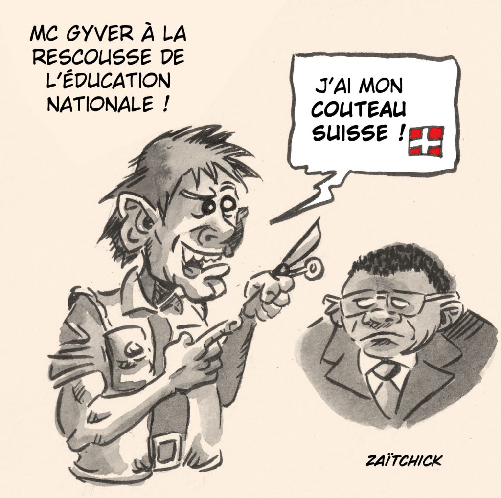 dessin presse humour rentrée scolaire image drôle pénurie professeurs