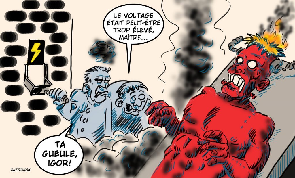 dessin presse humour Frankenstein image drôle