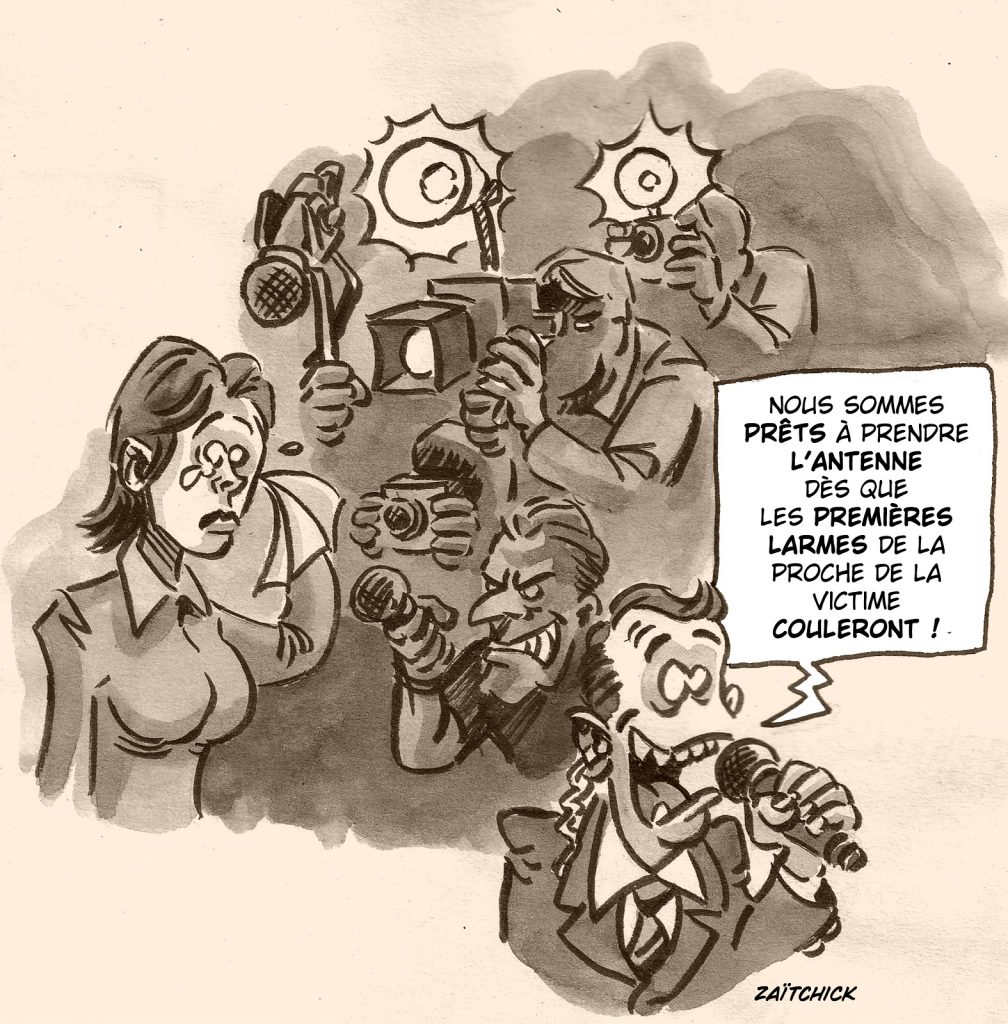 dessin presse humour médias image drôle sensationnalisme