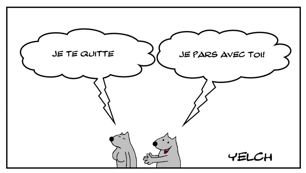 dessins humour couple image drôle séparation