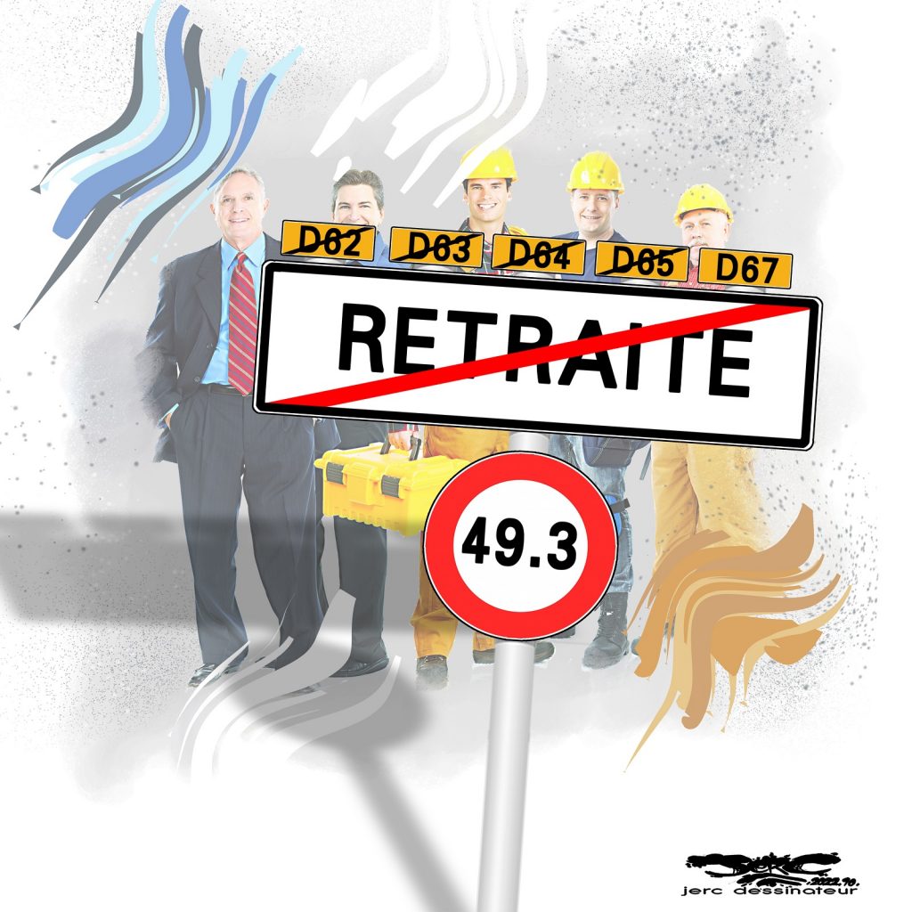 dessin presse humour réforme image drôle retraite