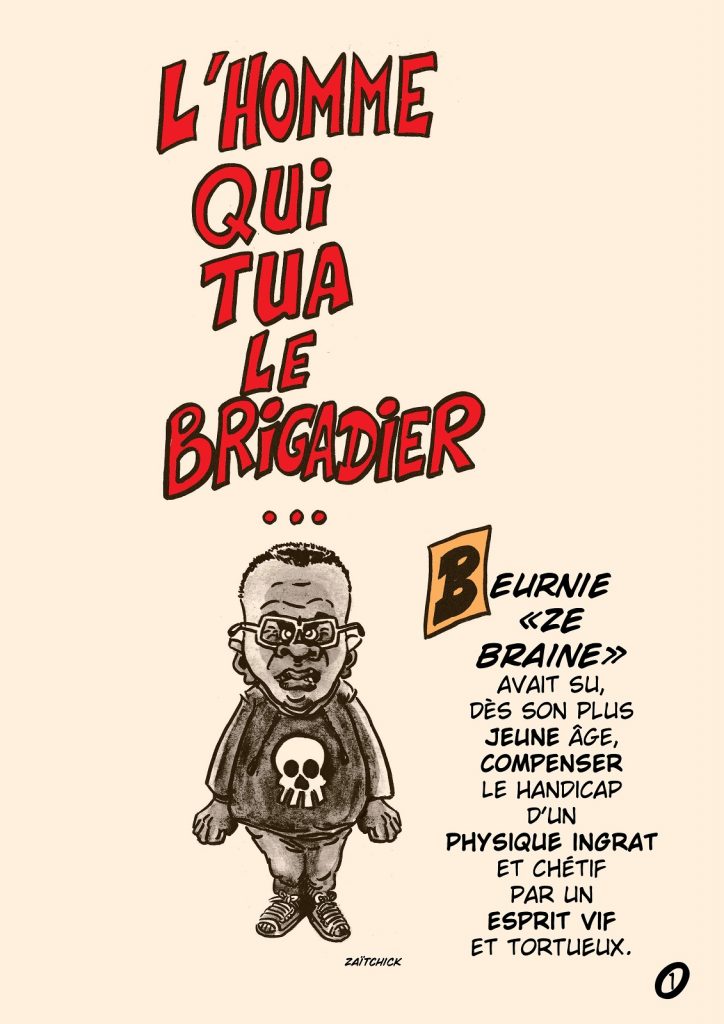 image drôle Le Brigadier Beurnie Ze Braine