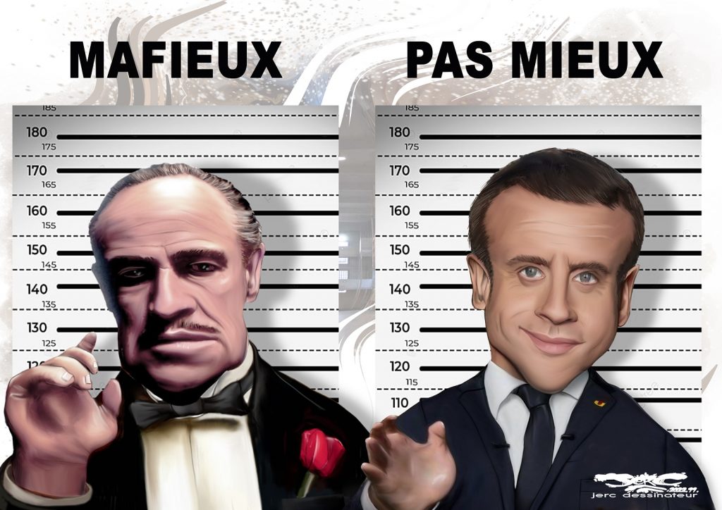 dessin presse humour Emmanuel Macron image drôle cabinet conseil McKinsey