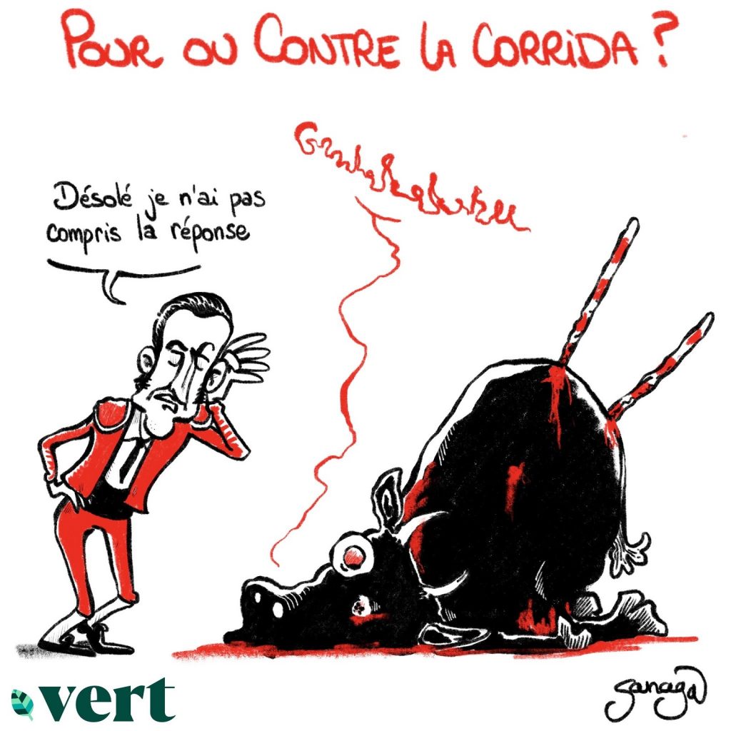 dessin presse humour abolition image drôle corrida