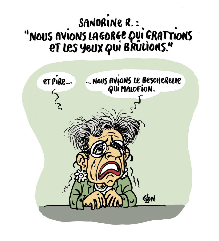 dessin presse humour Sandrine Rousseau image drôle fautes conjugaison